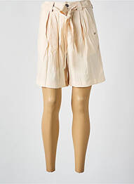 Bermuda fermeture zippée sous rabat boutonné beige RAGWEAR femme
