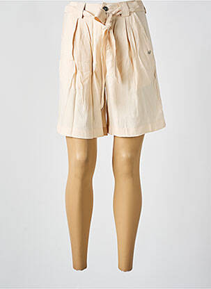 Bermuda fermeture zippée sous rabat boutonné beige RAGWEAR femme