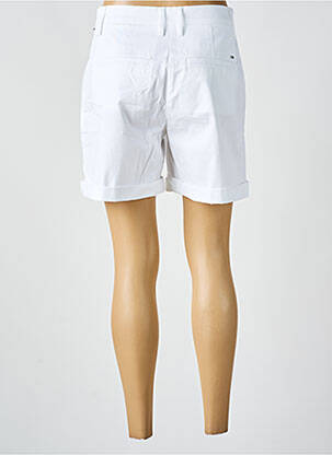 Short fermeture zippée sous rabat boutonné blanc TOMMY HILFIGER femme