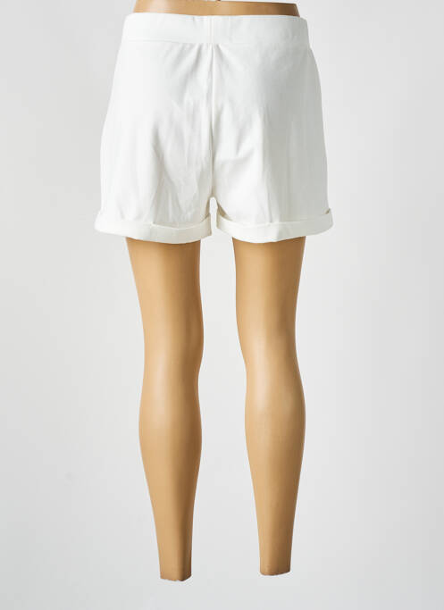 Short taille élastique blanc LPB femme
