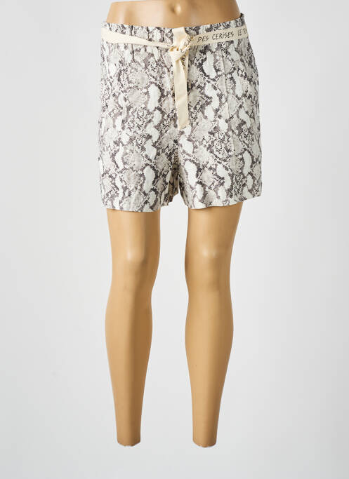 Short gris LE TEMPS DES CERISES pour femme