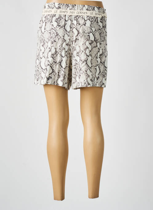 Short gris LE TEMPS DES CERISES pour femme