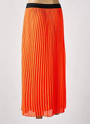 Jupe longue coupe fluide orange LPB femme