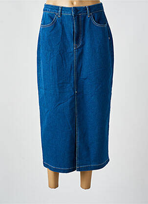 Jupe longue coupe droite bleu LES TROPEZIENNES PAR M.BELARBI femme