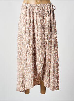 Jupe longue imprimé fantaisie marron RAGWEAR femme