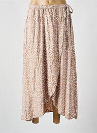 Jupe longue imprimé fantaisie marron RAGWEAR femme
