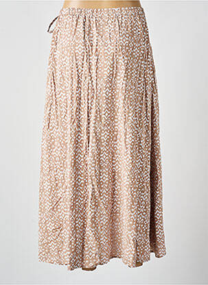 Jupe longue imprimé fantaisie marron RAGWEAR femme