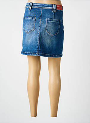 Jupe courte poches bleu FREEMAN T.PORTER femme
