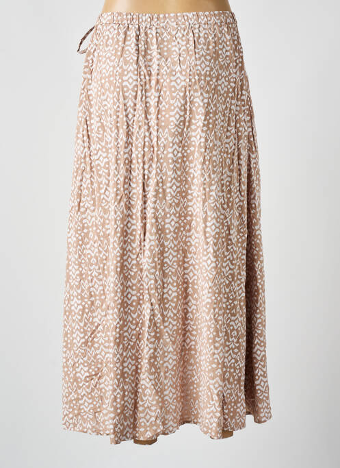 Jupe longue imprimé fantaisie marron RAGWEAR femme