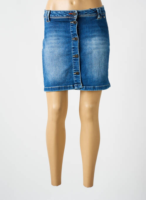 Jupe courte bleu FREEMAN T.PORTER pour femme