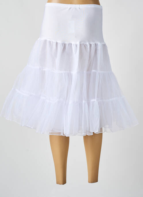 Jupe mi-longue blanc FOREVER FIFTIES pour femme