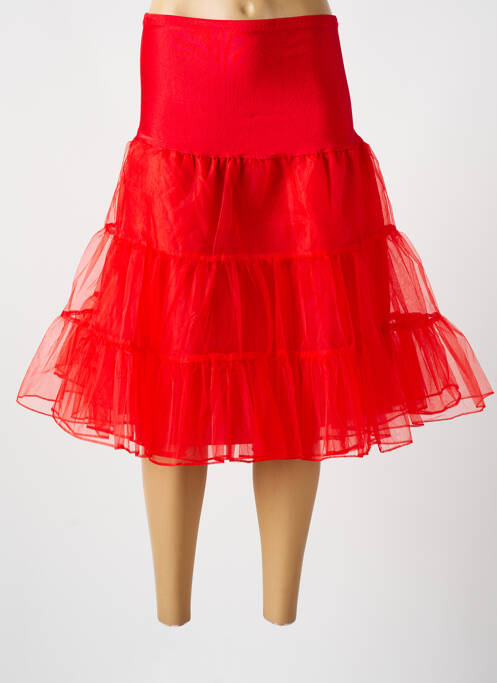 Jupe mi-longue rouge FOREVER FIFTIES pour femme