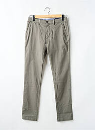 Pantalon chino stretch taille normale gris TOMMY HILFIGER homme