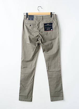 Pantalon chino stretch taille normale gris TOMMY HILFIGER homme