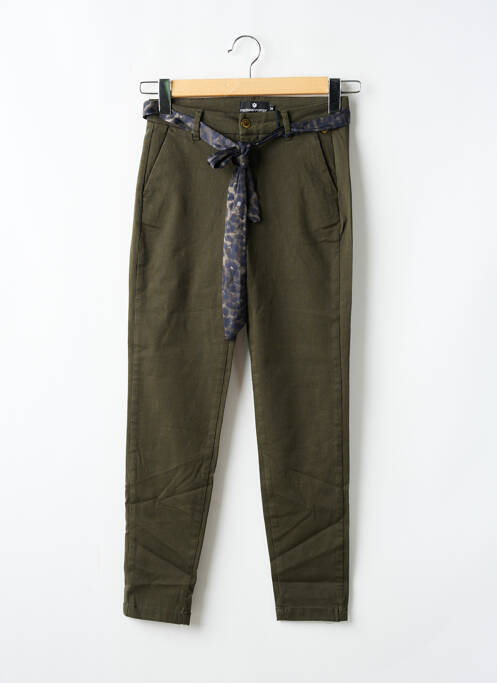 Pantalon chino vert FREEMAN T.PORTER pour femme