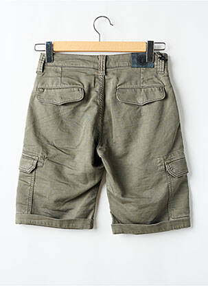 Bermuda stretch taille normale vert LE TEMPS DES CERISES homme