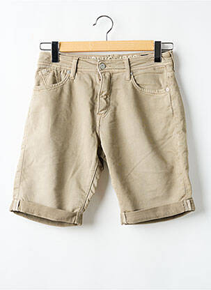 Bermuda stretch taille normale beige LE TEMPS DES CERISES homme