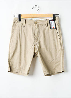 Bermuda stretch taille normale beige LEVIS homme