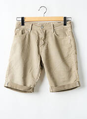 Bermuda beige LE TEMPS DES CERISES pour homme seconde vue