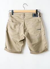 Bermuda beige LE TEMPS DES CERISES pour homme seconde vue