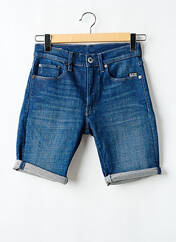 Bermuda bleu G STAR pour homme seconde vue