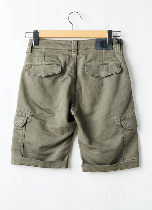 Bermuda stretch taille normale vert LE TEMPS DES CERISES homme