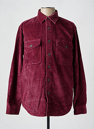 Veste casual fermeture boutonnée sur le devant rouge TOMMY HILFIGER homme