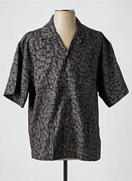 Chemise manches courtes poches marron HUGO homme
