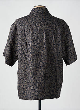 Chemise manches courtes poches marron HUGO homme