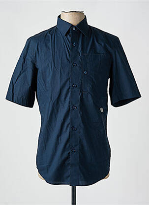 Chemise manches courtes poches bleu G STAR homme