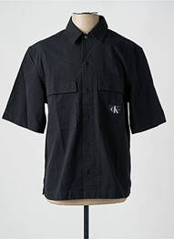 Chemise manches courtes poches noir CALVIN KLEIN homme
