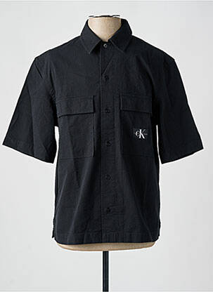 Chemise manches courtes poches noir CALVIN KLEIN homme