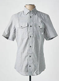 Chemise manches courtes poches gris G STAR homme