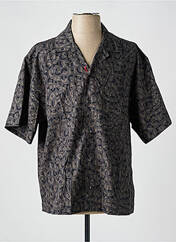 Chemise manches courtes marron HUGO pour homme seconde vue