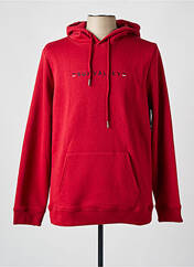 Sweat-shirt à capuche rouge SUN VALLEY pour homme seconde vue