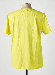 T-shirt jaune HELVETICA pour homme seconde vue