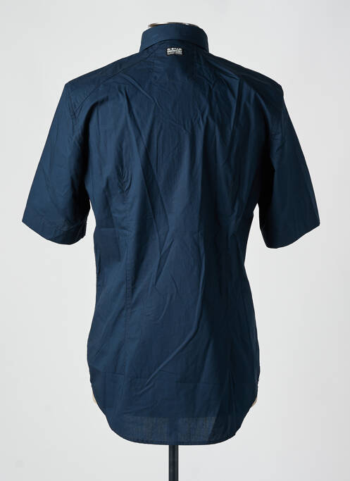 Chemise manches courtes poches bleu G STAR homme