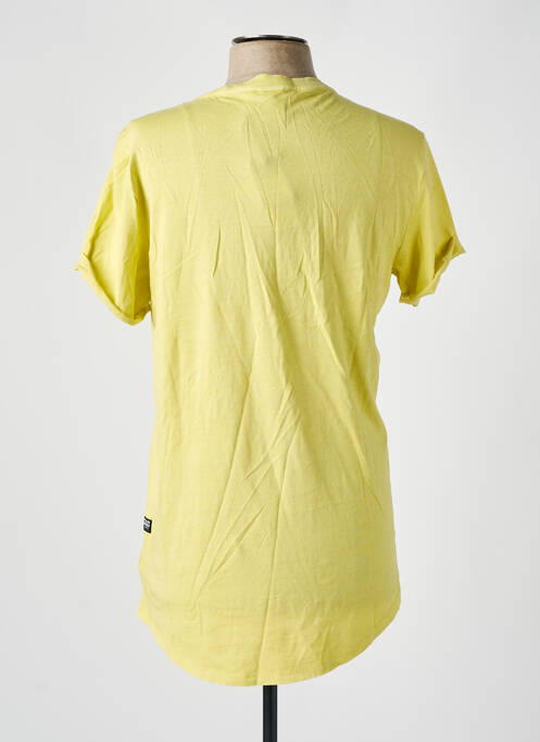 T-shirt coupe droite manches courtes jaune G STAR homme