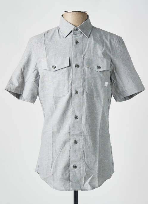 Chemise manches courtes gris G STAR pour homme