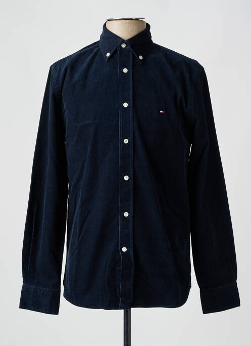 Chemise manches longues bleu TOMMY HILFIGER pour homme