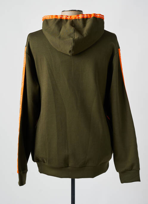 Sweat-shirt à capuche vert CHABRAND pour homme