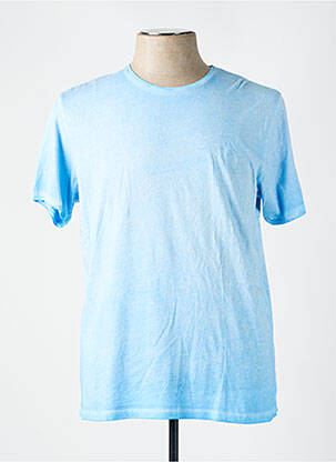 T-shirt coupe droite manches courtes bleu BENSON & CHERRY homme