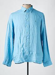 Chemise manches longues bleu TOMMY HILFIGER pour homme seconde vue