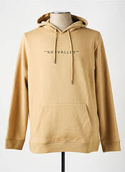 Sweat-shirt à capuche beige SUN VALLEY pour homme seconde vue