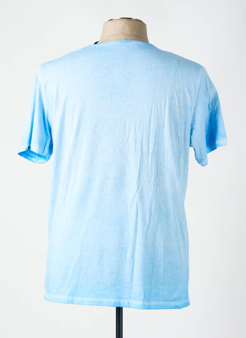 T-shirt bleu BENSON & CHERRY pour homme