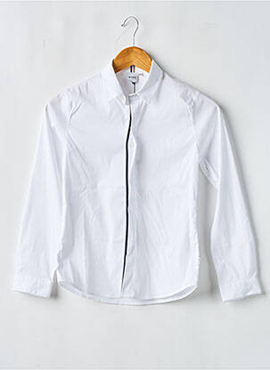 Chemise manches courtes coupe droite blanc HUGO BOSS garçon