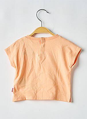 T-shirt coupe droite manches courtes orange LEVIS fille