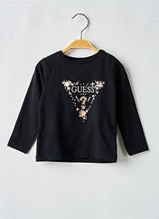 T-shirt noir GUESS pour fille seconde vue