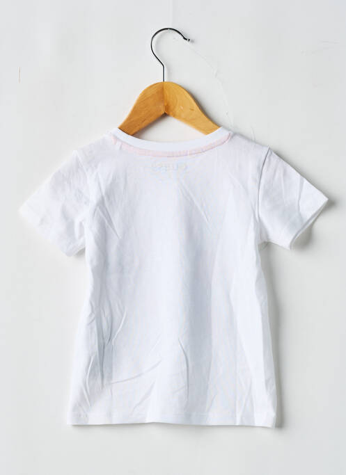 T-shirt tissage jersey manches courtes blanc GUESS garcon