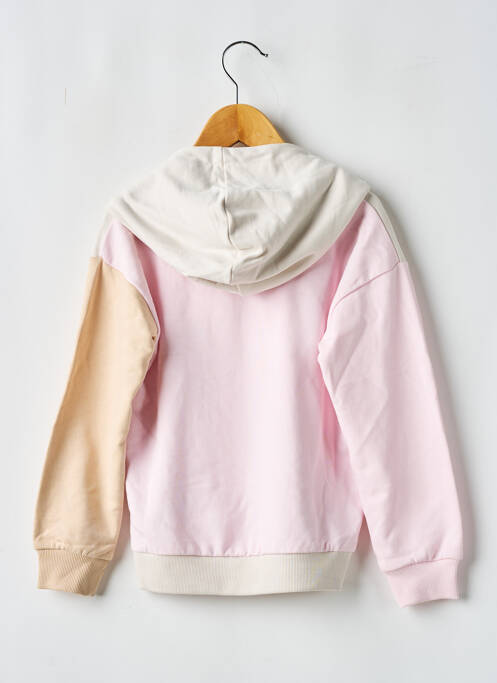 Sweat-shirt à capuche beige GUESS fille